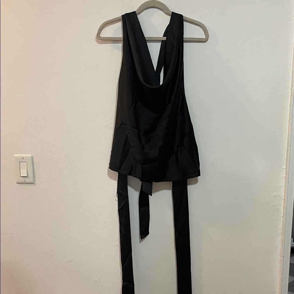Zara Black Sleeveless Top